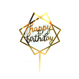 Happy Birthday Topper Tag - Add Ons - Star - Preserved Flowers & Fresh Flower Florist Gift Store