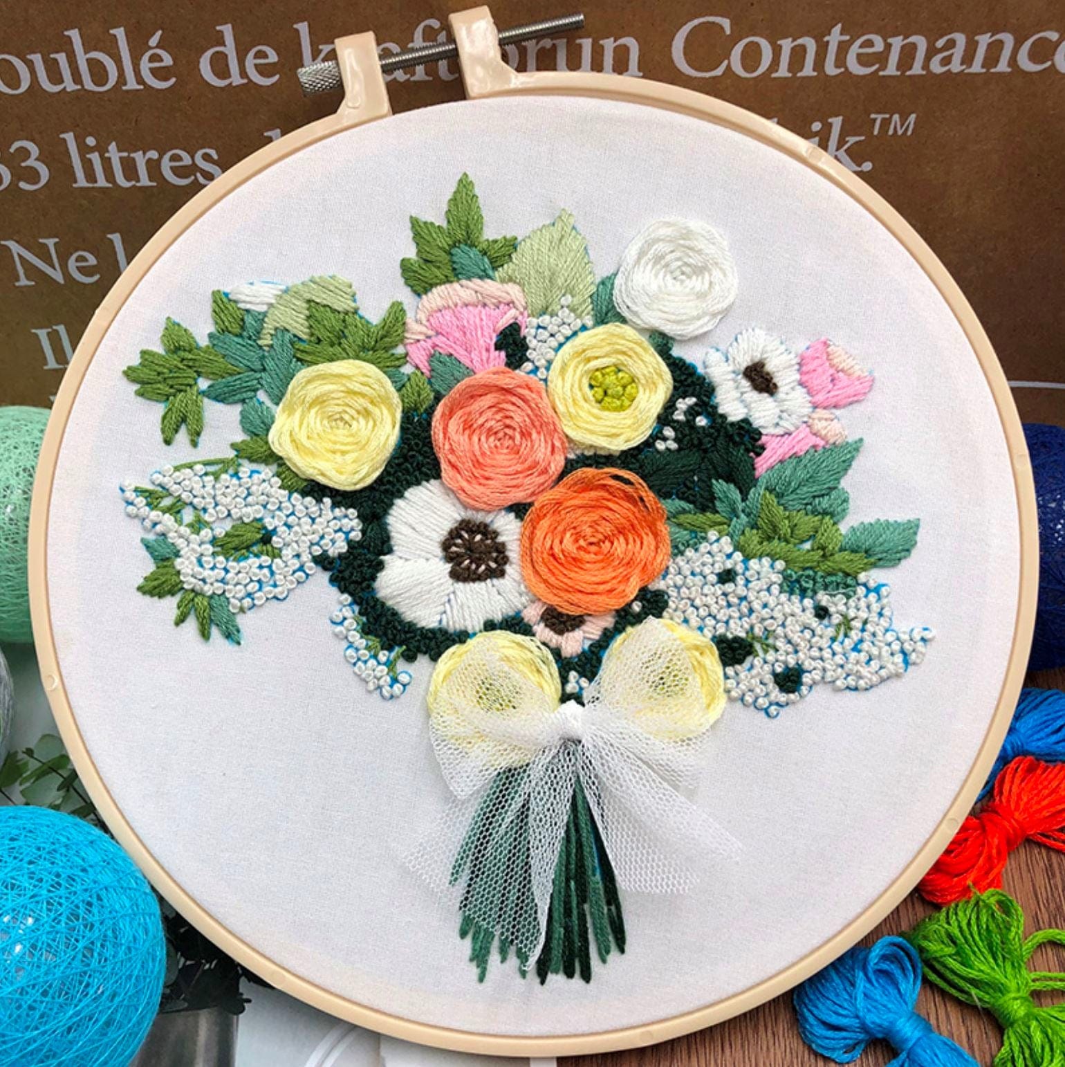 Mei - Japanese Flower Embroidery Kit - Flower - Preserved Flowers & Fresh Flower Florist Gift Store