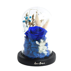 My Only Love - Hana Flower Dome - Flower - Blue - Preserved Flowers & Fresh Flower Florist Gift Store