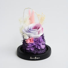 My Only Love - Hana Flower Dome - Flower - Baby Blue - Preserved Flowers & Fresh Flower Florist Gift Store