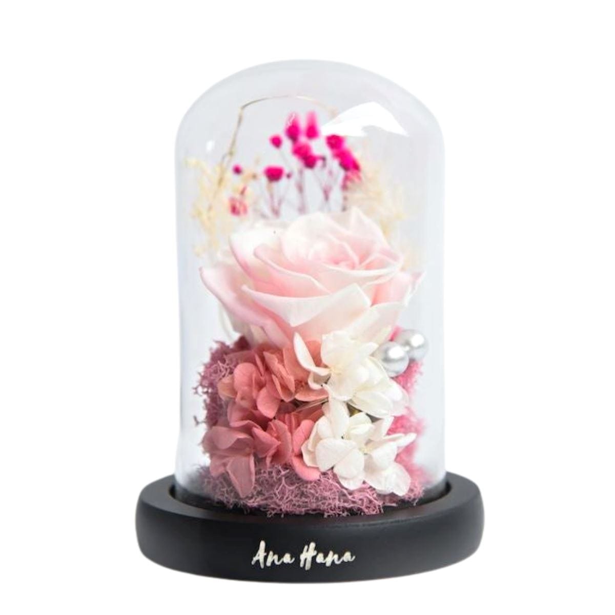 My Only Love - Hana Flower Dome - Flower - Pink - Preserved Flowers & Fresh Flower Florist Gift Store