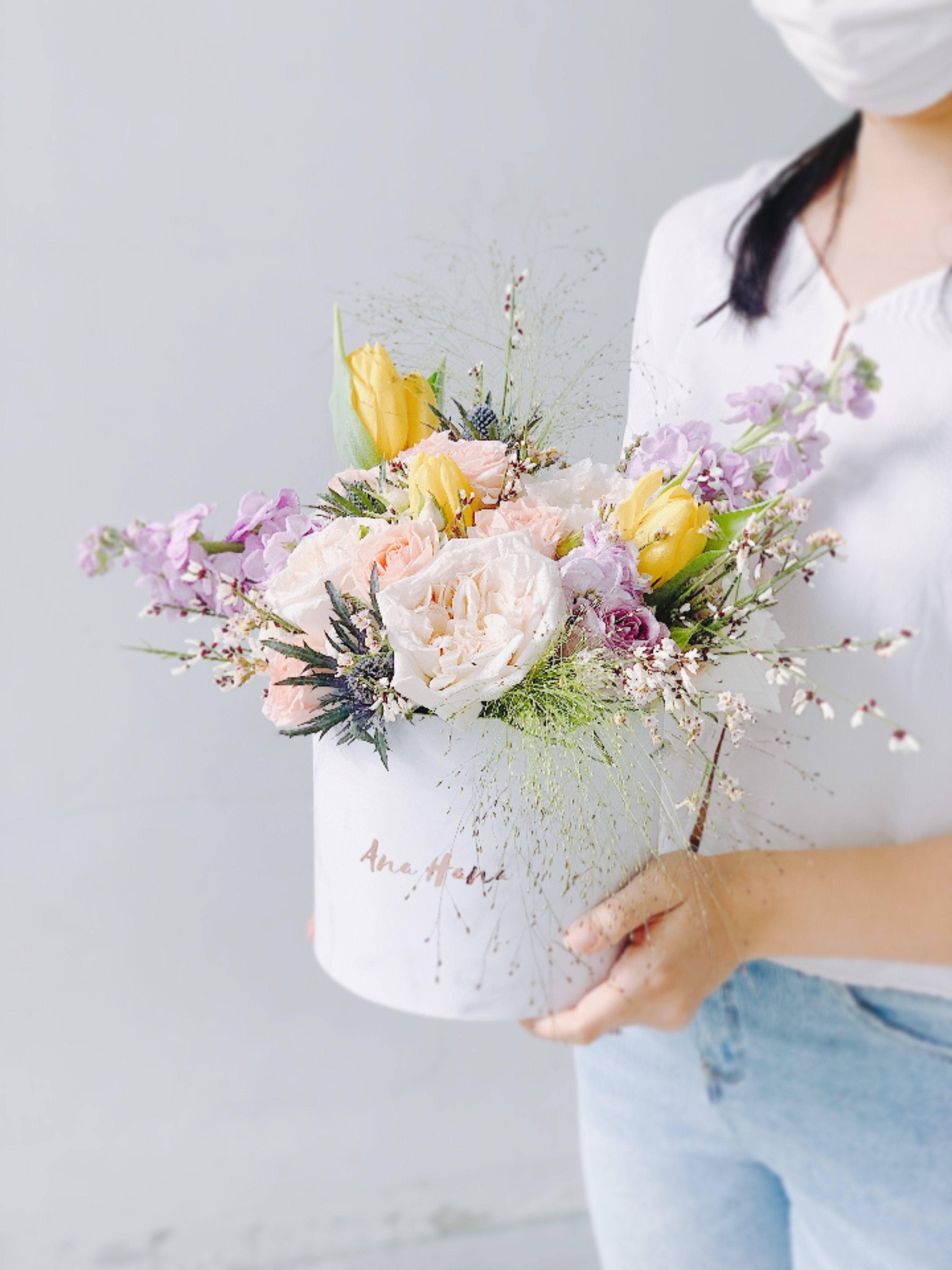Omakase - Krystal Bright Pastel - Flower - Original - Preserved Flowers & Fresh Flower Florist Gift Store
