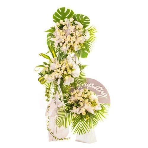 Pillars of Support - Condolences Flower Stand - Flower - Preserved Flowers & Fresh Flower Florist Gift Store