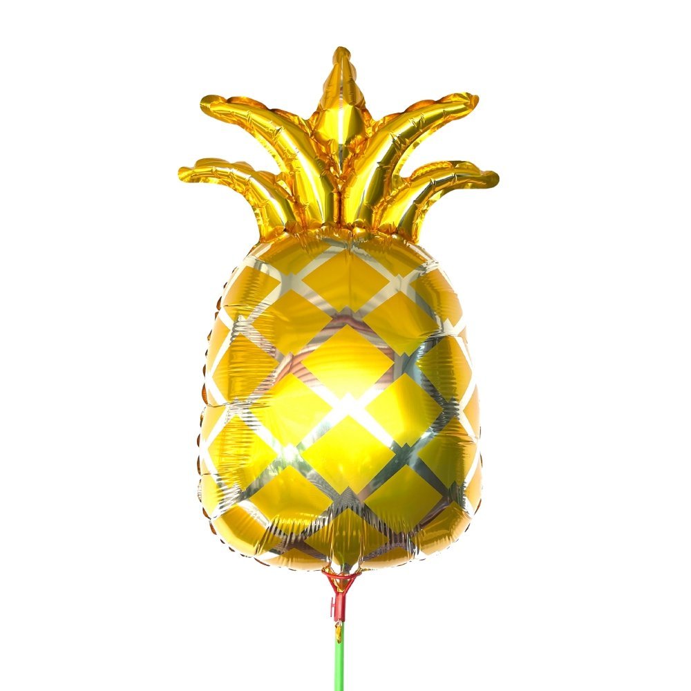 Pineapple Balloons - Golden - Add Ons - Tumbleweed Plants - Online Plant Delivery Singapore