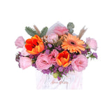 Pink Marble Bloom Box - Fresh - Flower - Preserved Flowers & Fresh Flower Florist Gift Store