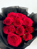 10 Rose Bouquet - Flower - Preserved Flowers & Fresh Flower Florist Gift Store