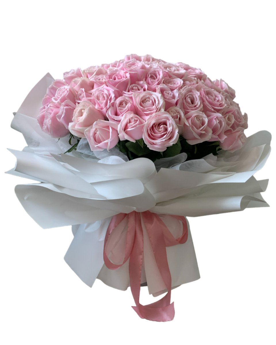 99 Roses Bouquet - Pink - Flower - Preserved Flowers & Fresh Flower Florist Gift Store