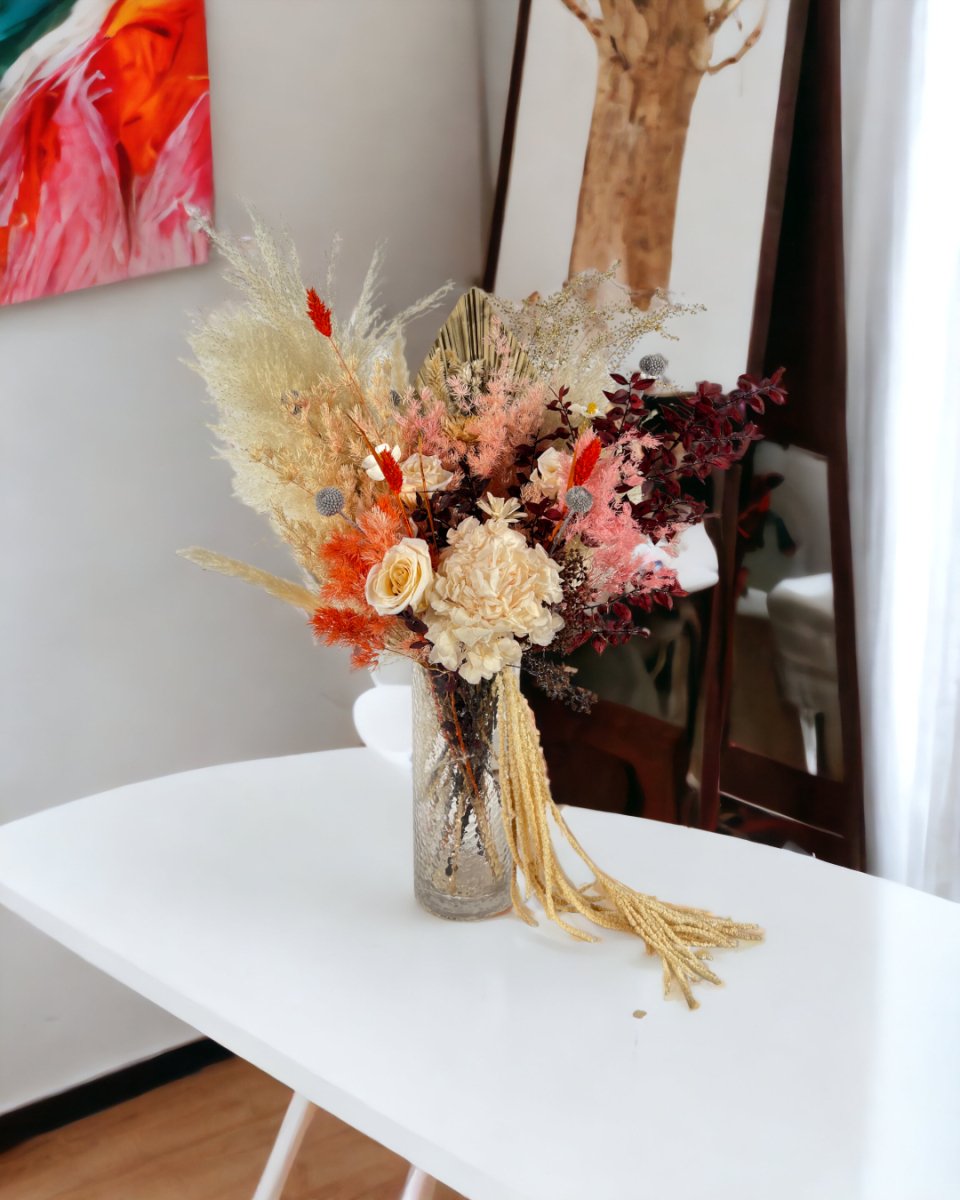 Aiana - Omakase Preserved Vase Arrangement - Flower - Deluxe - Preserved Flowers & Fresh Flower Florist Gift Store