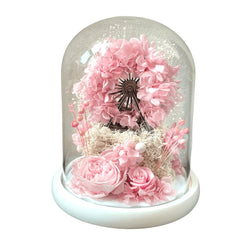 Akira Ferris Wheel Dome JR - Flower - Pink あきら - Preserved Flowers & Fresh Flower Florist Gift Store