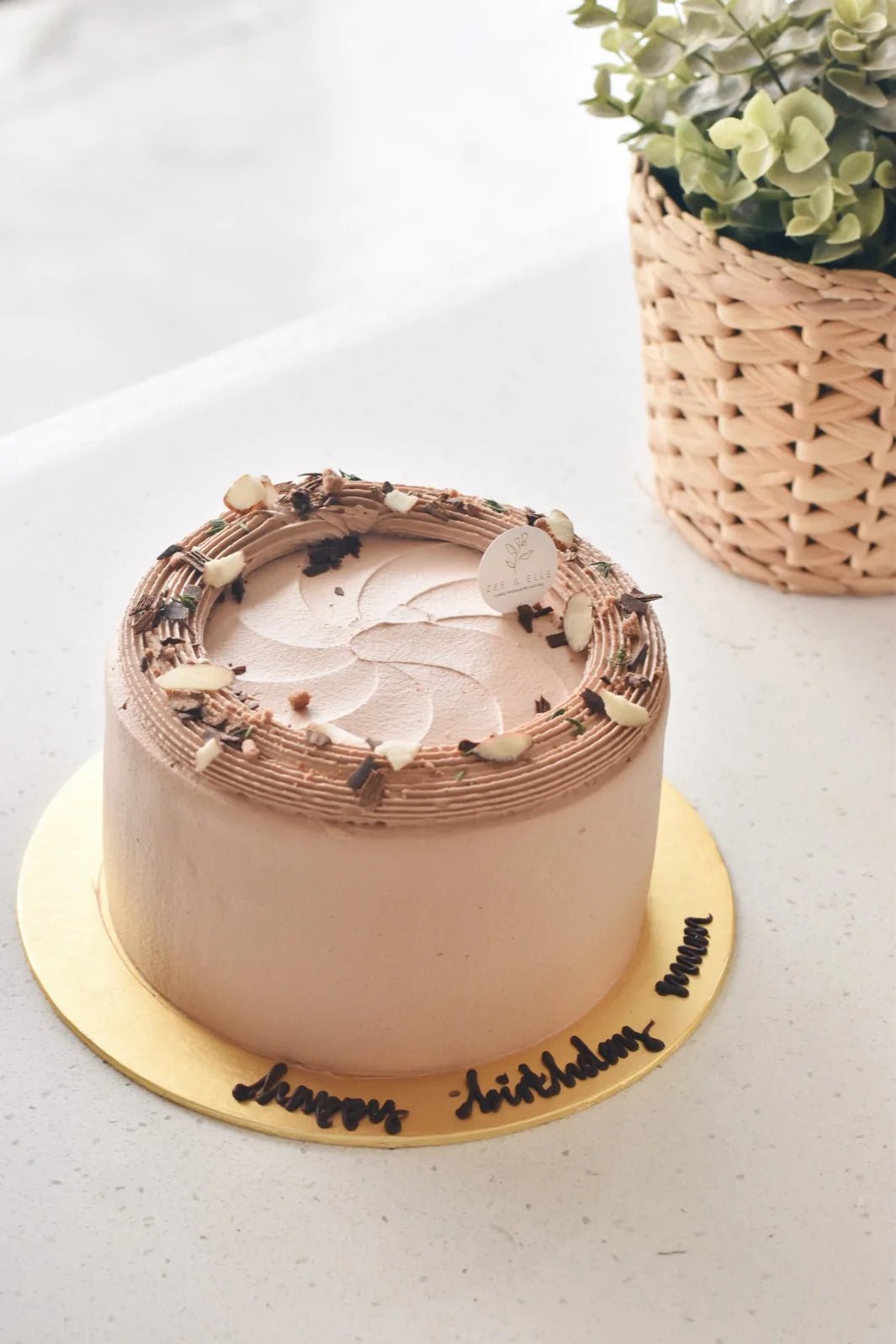 All Chocolate Cake (Only available as an add on) - Cakes - Preserved Flowers & Fresh Flower Florist Gift Store