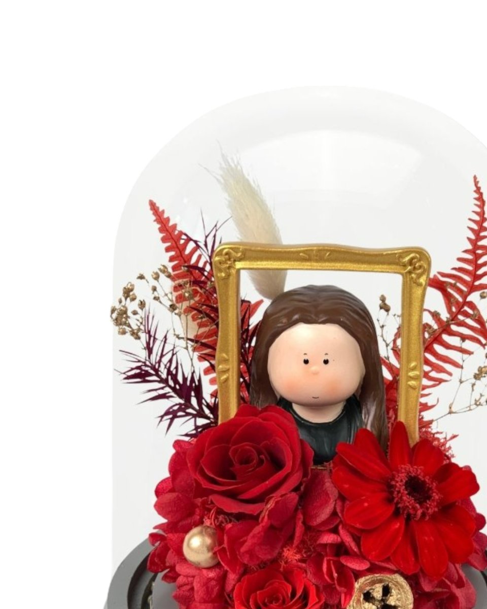 Artisan Aura Bell Dome - Mona Lisa - Flower - Preserved Flowers & Fresh Flower Florist Gift Store