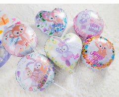Assorted Duffy Friends Birthday Balloon - Add Ons - Non-Helium - Preserved Flowers & Fresh Flower Florist Gift Store