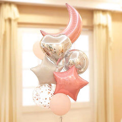 Assorted Party Foil Balloon - Add Ons - Pink - Preserved Flowers & Fresh Flower Florist Gift Store