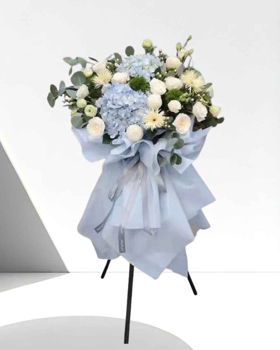 Azure Symphony for Celebrations Flower Stand - Flower - Original - Preserved Flowers & Fresh Flower Florist Gift Store