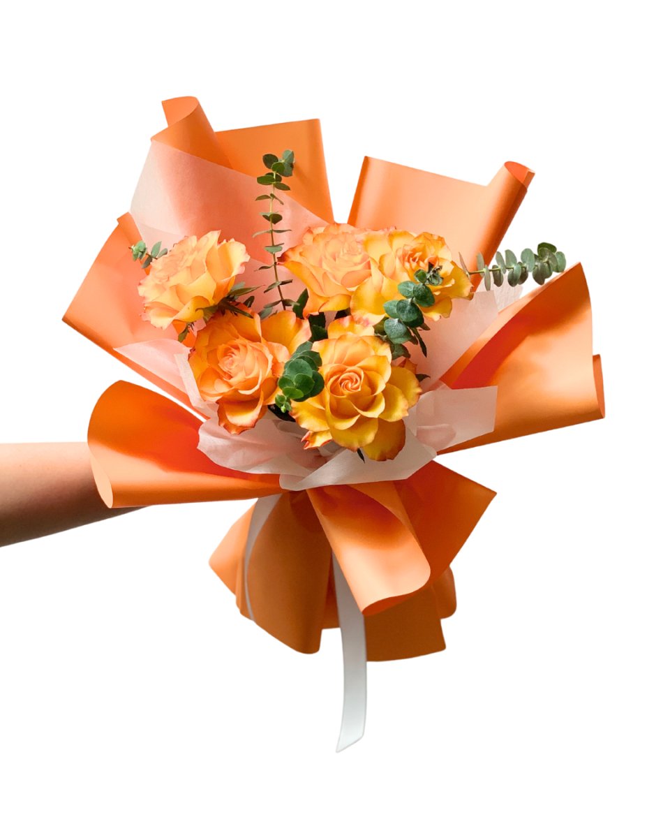 Blooms on the Go - Flower - Orange roses - Preserved Flowers & Fresh Flower Florist Gift Store