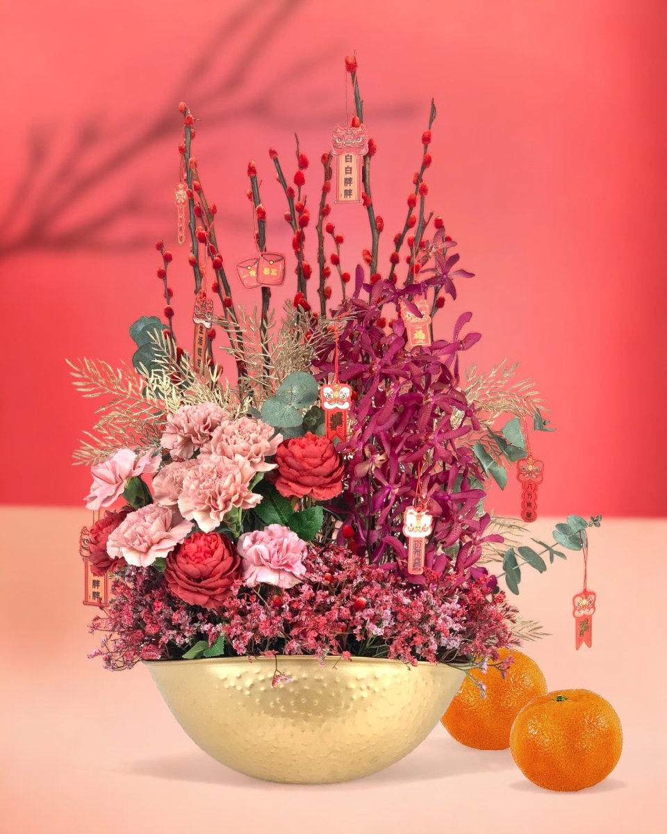 Blossoming Fresh Flower Arrangement (Deliver within today only) - Flower - Preserved Flowers & Fresh Flower Florist Gift Store