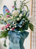 Blue Serenity Blooms Flower Stand - Flower - Grand - Preserved Flowers & Fresh Flower Florist Gift Store