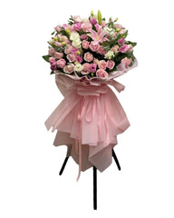Blushing Elegance Celebration Flower Stand - Flower - Deluxe - Preserved Flowers & Fresh Flower Florist Gift Store