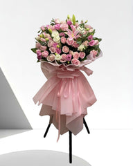 Blushing Elegance Celebration Flower Stand - Flower - Original - Preserved Flowers & Fresh Flower Florist Gift Store