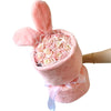 Bunny Hop - Soap Flower Bouquet - Peach Pink