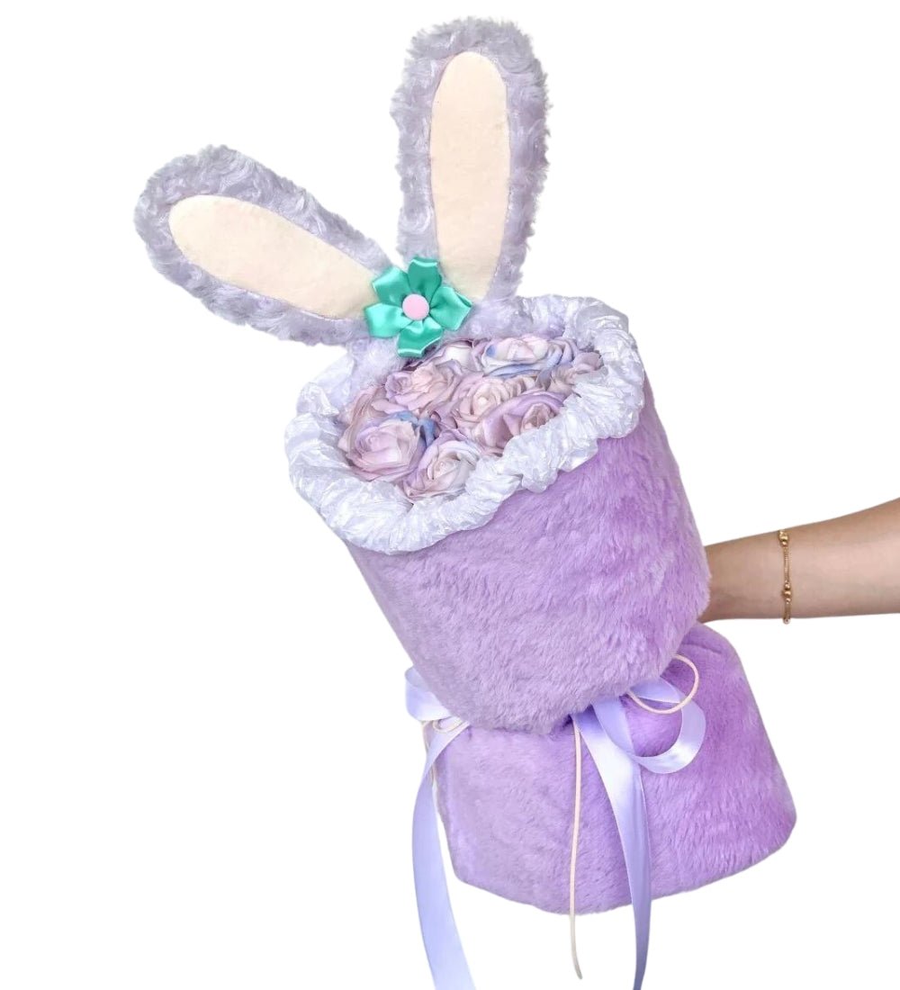 Bunny Hop - Soap Flower Bouquet - Purple - Flower - Preserved Flowers & Fresh Flower Florist Gift Store