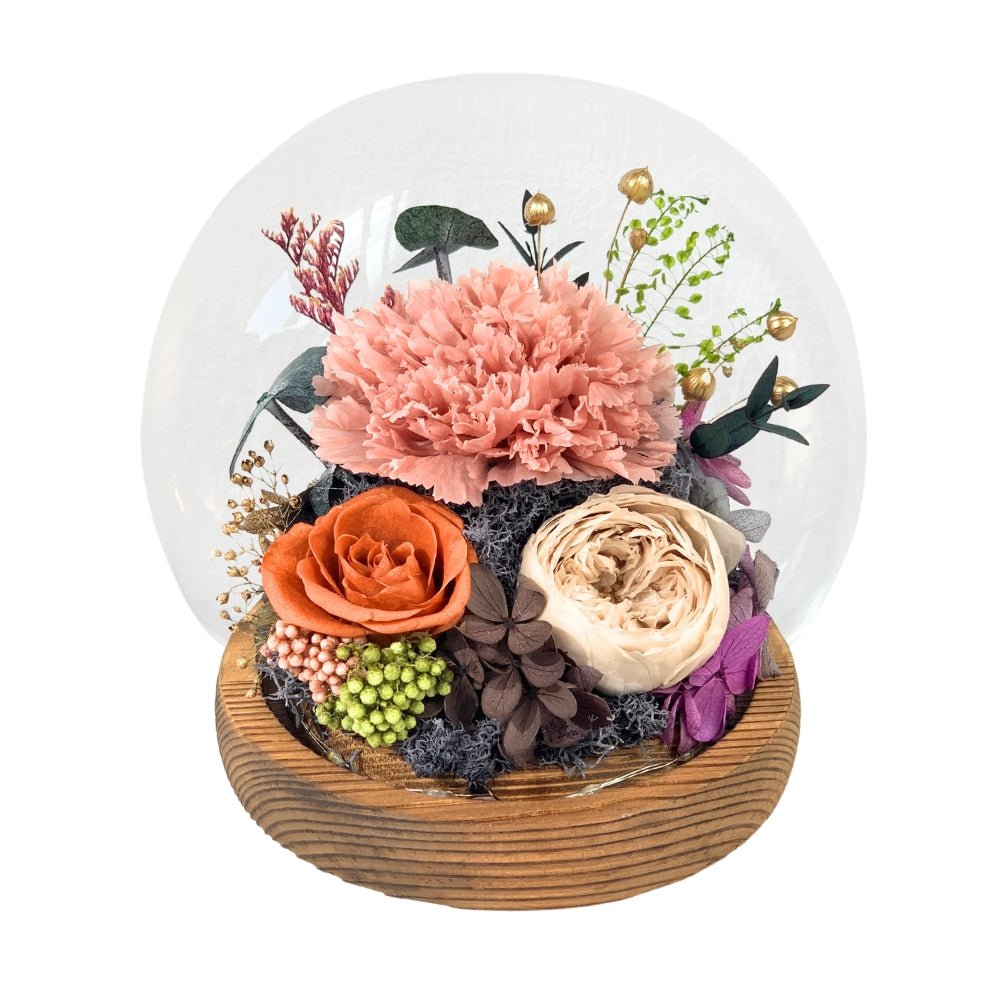 Carnation Blowball - Cuppa (with gift box) - Flower - Preserved Flowers & Fresh Flower Florist Gift Store