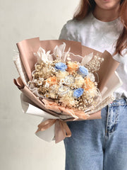 Chantel - Blue Peach - Flower - Upsize - Preserved Flowers & Fresh Flower Florist Gift Store