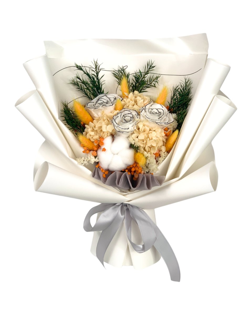Chantel - Orange Blossom - Flowers - Standard - Preserved Flowers & Fresh Flower Florist Gift Store