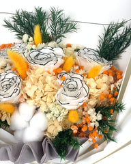Chantel - Orange Blossom - Flowers - Standard - Preserved Flowers & Fresh Flower Florist Gift Store