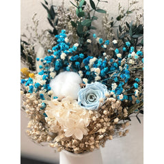 Chiyo, Blue - ちよ Japanese Preserved Flower Arrangement - Flower - Preserved Flowers & Fresh Flower Florist Gift Store