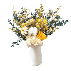 Chiyo, Yellow - ちよ Japanese Preserved Flower Arrangement - Flower - Preserved Flowers & Fresh Flower Florist Gift Store