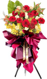 Crimson Elegance - Red Theme Flower Stand - - Preserved Flowers & Fresh Flower Florist Gift Store