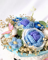 Elio - Handmade Knitted Flower Bouquet - Flower - Upsize - Preserved Flowers & Fresh Flower Florist Gift Store