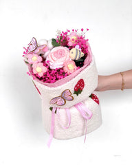 Emma - Handmade Knitted Flower Bouquet - Flower - Standard - Preserved Flowers & Fresh Flower Florist Gift Store