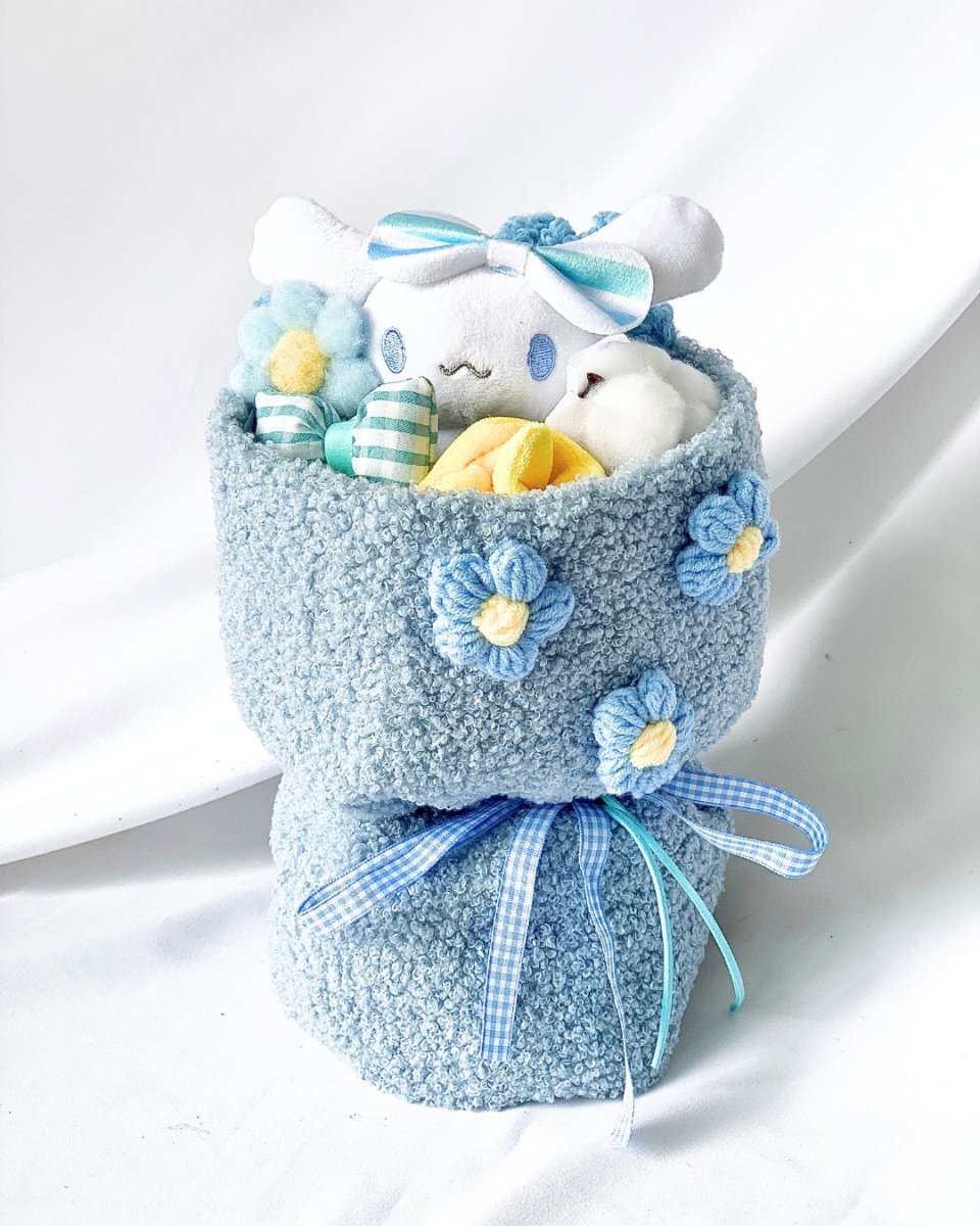 Fluffy Soft Toy Knit Bouquet - Cinnamoroll Doll - Flower - Preserved Flowers & Fresh Flower Florist Gift Store