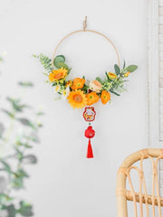 Fortune Floral Hoop - Flower - Preserved Flowers & Fresh Flower Florist Gift Store