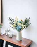 Fumiko, Blue - ふみこ- Japanese Preserved Flower Arrangement - Flower - Preserved Flowers & Fresh Flower Florist Gift Store