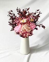Fumiko, Pink - ふみこ- Japanese Preserved Flower Arrangement - Flower - Preserved Flowers & Fresh Flower Florist Gift Store
