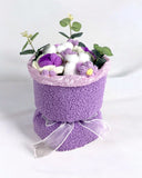 Fuzzy Rose Bouquet - Flower - Purple - Preserved Flowers & Fresh Flower Florist Gift Store