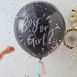 Gender Reveal Balloon (Helium) - Add Ons - pink - Preserved Flowers & Fresh Flower Florist Gift Store