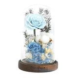 Hanata - Preserved Hydrangea/Rose Dome - Flowers - Red はなた - Preserved Flowers & Fresh Flower Florist Gift Store