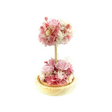 Haruta - Preserved Hydrangea/Rose Dome - Flowers - Pink はるた - Preserved Flowers & Fresh Flower Florist Gift Store