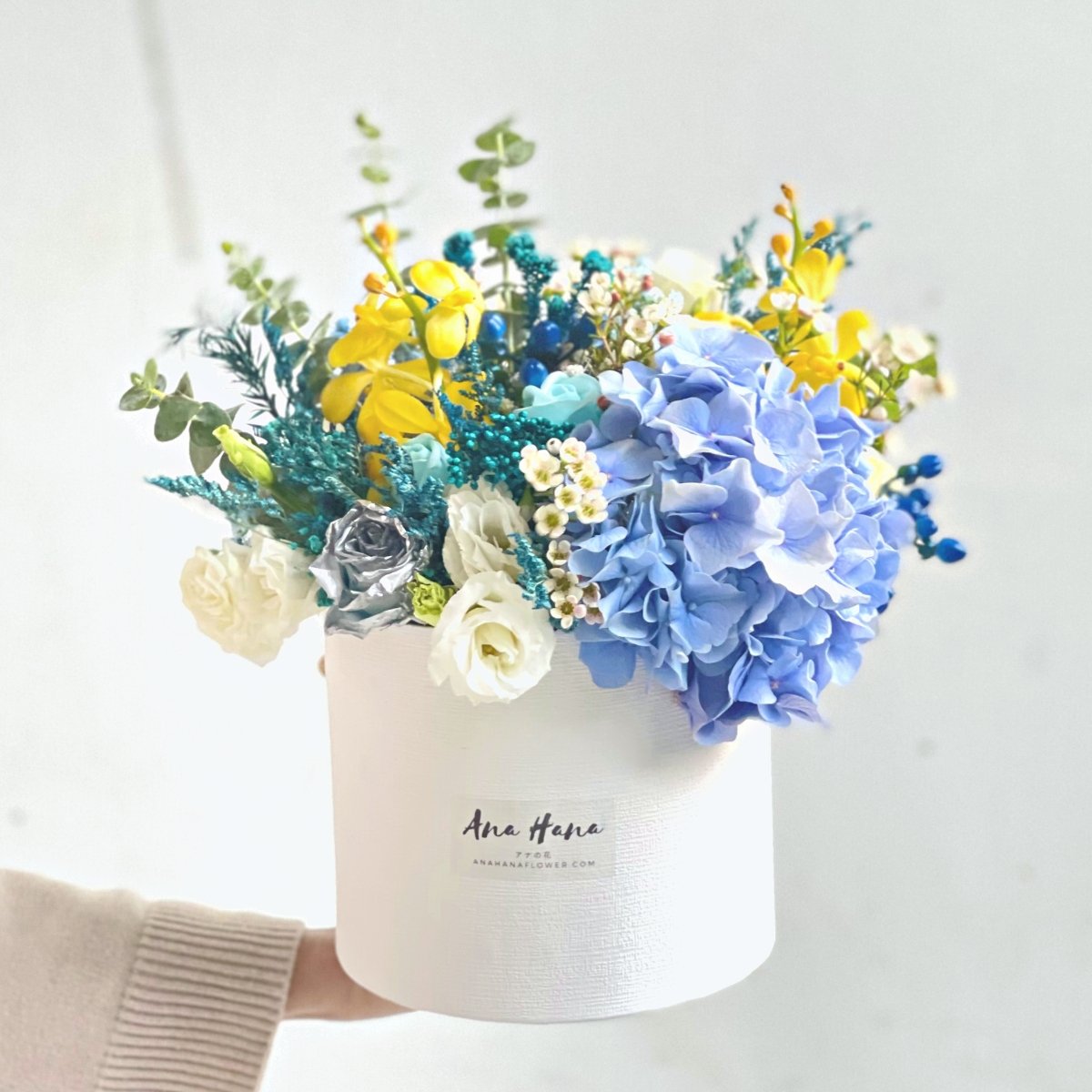 Hydrangea - Blue Alice - Flower - Original - Preserved Flowers & Fresh Flower Florist Gift Store