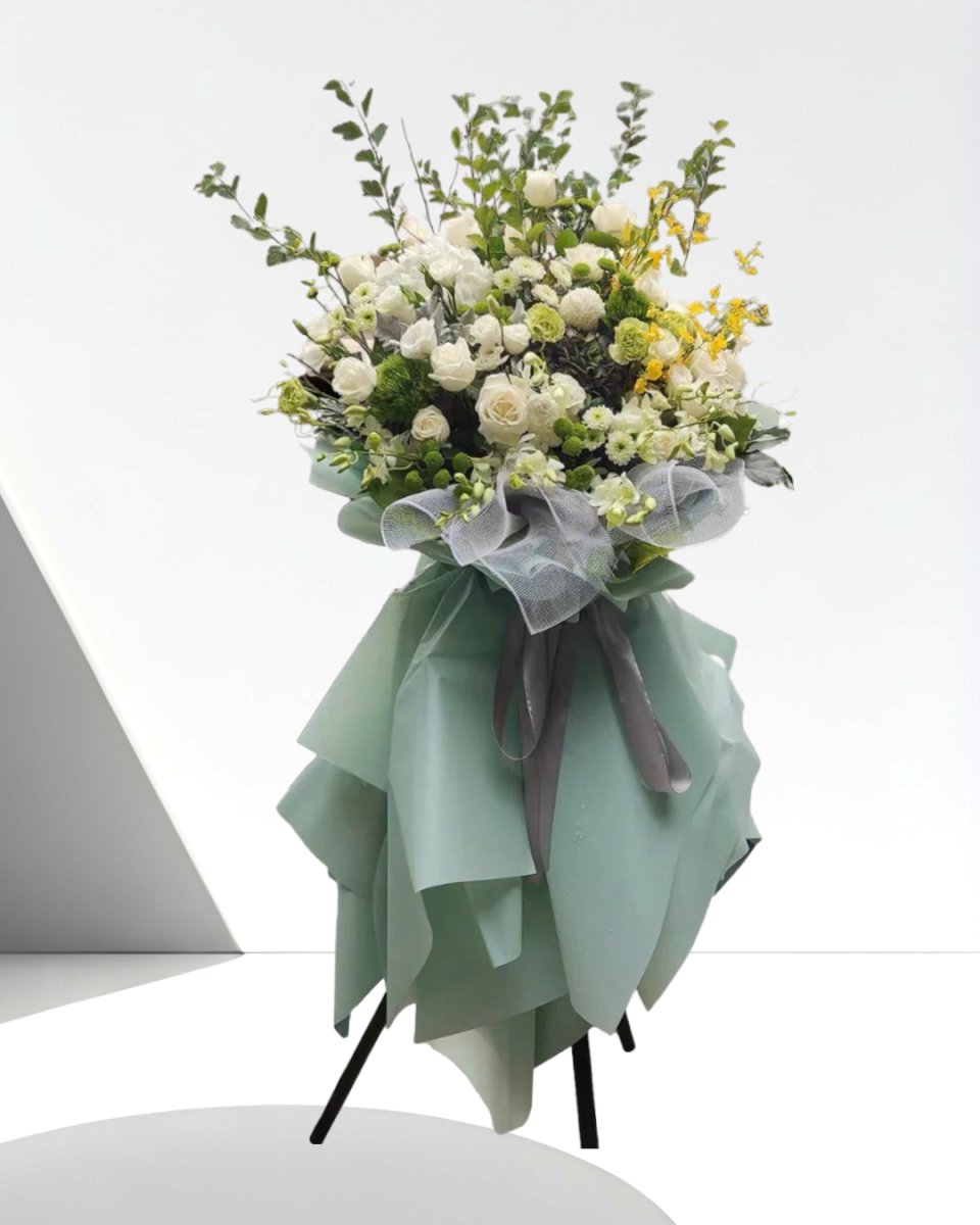 Ivory Blossom Harmony Flower Stand - Flower - Original - Preserved Flowers & Fresh Flower Florist Gift Store