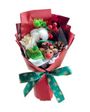 Jingle Joy - Christmas Soap Flower Bouquet - Flower - Red - Preserved Flowers & Fresh Flower Florist Gift Store