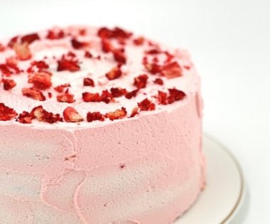 JULY SPECIAL: Strawberry Milk-Shake Panna Cotta (Only available as an add-on) - Cakes - Preserved Flowers & Fresh Flower Florist Gift Store