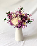 Kana - かな- Japanese Preserved Flower Arrangement - Flower - Purple - Vase - Preserved Flowers & Fresh Flower Florist Gift Store