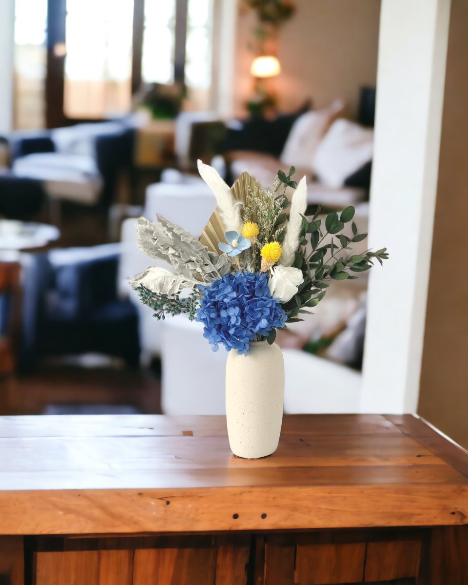 Kazuki, Blue - Preserved Flower Arrangement - Flower - Preserved Flowers & Fresh Flower Florist Gift Store