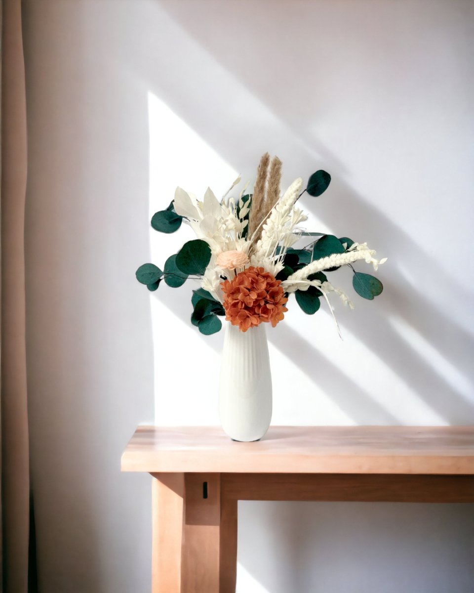 Keiko, Orange - Preserved Flower Arrangement - Flower - Preserved Flowers & Fresh Flower Florist Gift Store