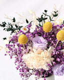 Keira, Purple - Preserved Flower Arrangement - Flower - Preserved Flowers & Fresh Flower Florist Gift Store